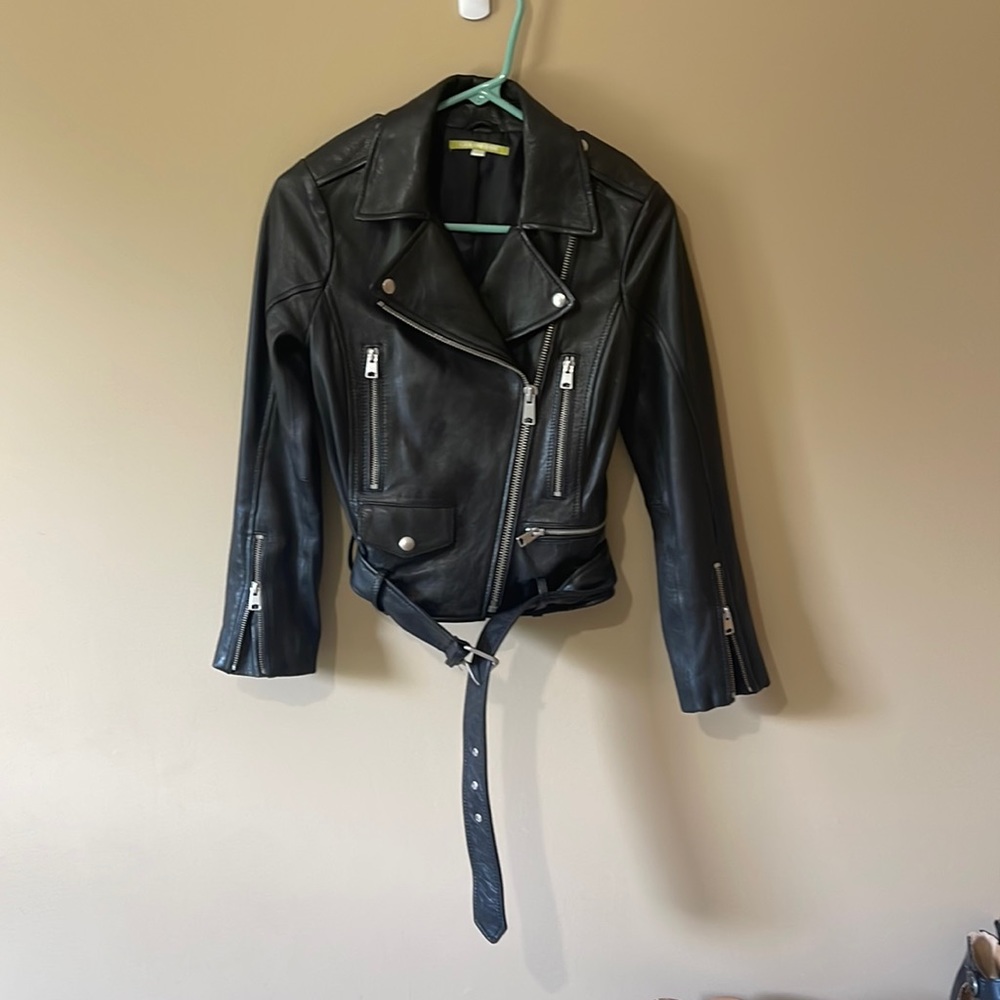 Leather Moto Jacket